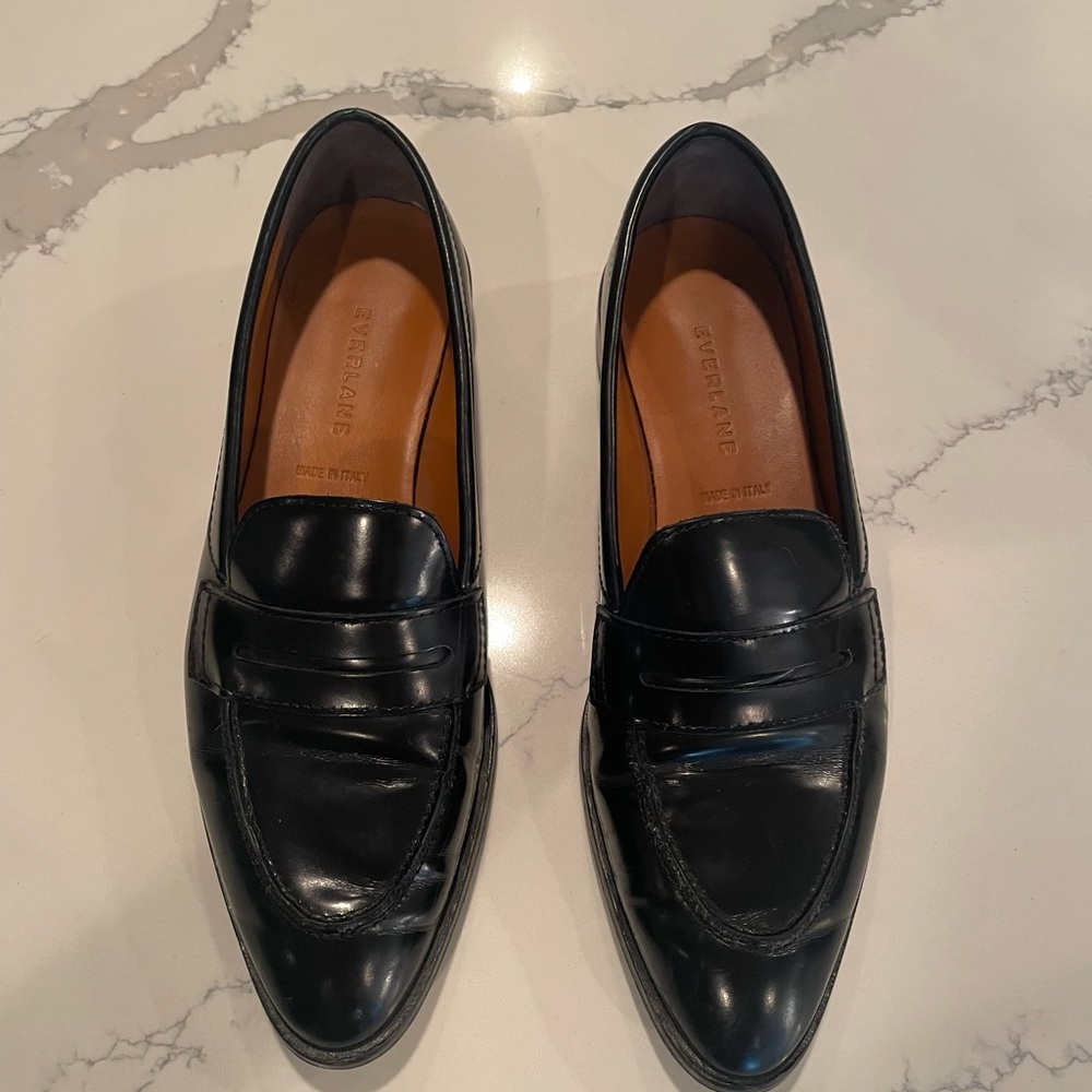 Everlane Women's The Modern Penny loafer Black